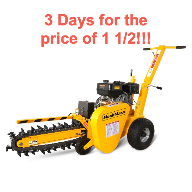 Trencher 18" x 3"  - Weekend Special